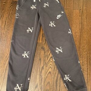 Nike Kids gray Logo Joggers